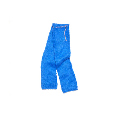 (Women) Acne Studios Handmade Knit Wool Scarf Blue CA0287BPA