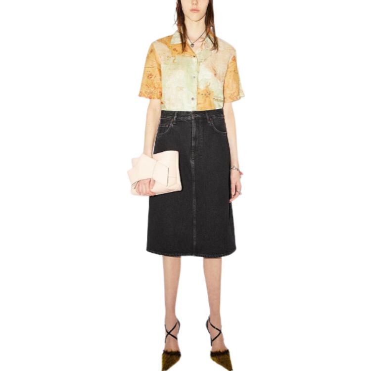 Lookbook (W) Acne Studios 高腰直筒牛仔中長裙 AF0289-CHF