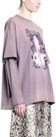 Sizing (W) Acne Studios 長袖T恤,內袖印花破壞風設計。 AL0454-CJD