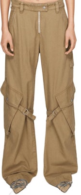 (Women) Acne Studios Low-Waist Loose Straight Cargo Trousers Khaki. AK0778-AE5 Details for (Women) Acne Studios Low-Waist Loose Straight Cargo Trousers Khaki. AK0778-AE5