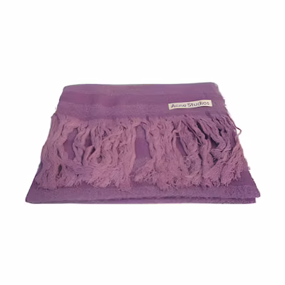 (Women) Acne Studios Minimalist Knit Scarf. CA0180LILACPURPLE