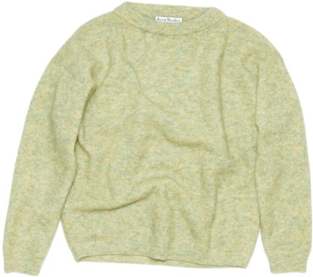 (W) Acne Studios 马海毛羊毛圆领毛衣 浅绿色. A60460-BCG Order (W) Acne Studios 马海毛羊毛圆领毛衣 浅绿色. A60460-BCG