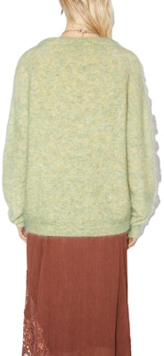 (W) Acne Studios 马海毛羊毛圆领毛衣 浅绿色. A60460-BCG Shop (W) Acne Studios 马海毛羊毛圆领毛衣 浅绿色. A60460-BCG