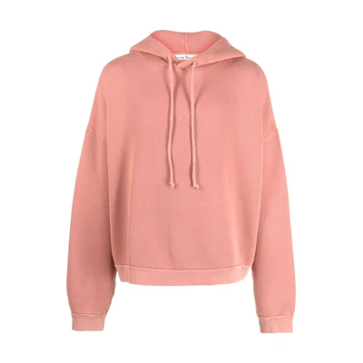 (Women) Acne Studios Pink Oversized Pullover Hoodie CI0138DHU