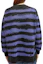 Purchase (Women) Acne Studios Purple Striped Crewneck Loose Fit Long Sleeve Sweater A60399-DL9