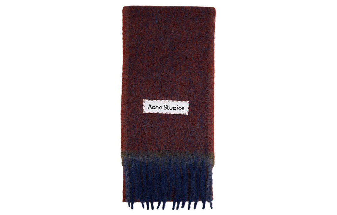 (Women) Acne Studios  Red Logo Lettering Wool Scarf. CA0290DK7FNUXSCAR000328 圖 2