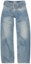 Order (Women) Acne Studios Relaxed Fit Belted High-Waist Washed Wide-Leg Jeans Blue SS24 AK0757-863