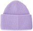 Lookbook (Women) Acne Studios Ribbed Knit Wool Beanie Purple D40009-ADH000