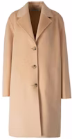 (Women) Acne Studios Single-Breasted Khaki Mid-Length Coat. A90525-AE2 (Women) Acne Studios Single-Breasted Khaki Mid-Length Coat. A90525-AE2