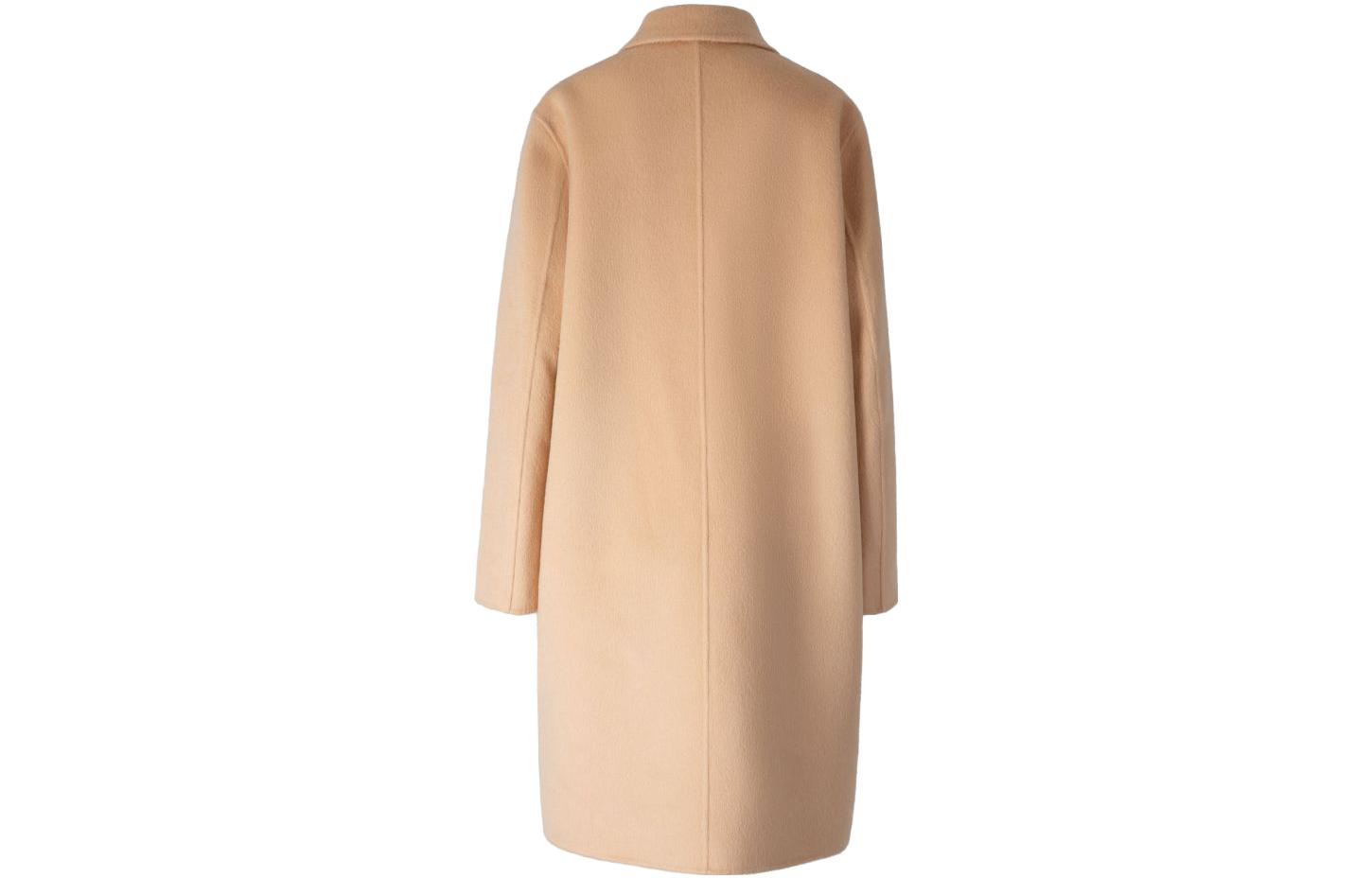 Lookbook (W) Acne Studios 单排扣卡其色中长款大衣. A90525-AE2