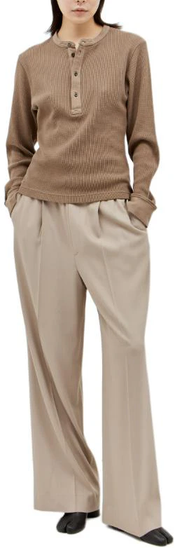 women-acne-studios-slim-fit-buttoned-long-sleeve-polo-shirt-brown-cl-0263-dia