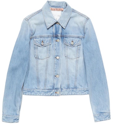 (W) Acne Studios Chaqueta Azul de Botones Color Sólido A90575-228 Buy (W) Acne Studios Chaqueta Azul de Botones Color Sólido A90575-228