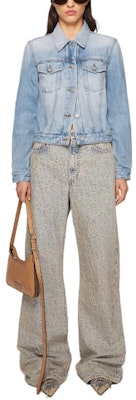 (W) Acne Studios Chaqueta Azul de Botones Color Sólido A90575-228 Lookbook (W) Acne Studios Chaqueta Azul de Botones Color Sólido A90575-228