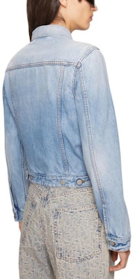 (W) Acne Studios Chaqueta Azul de Botones Color Sólido A90575-228 Shop (W) Acne Studios Chaqueta Azul de Botones Color Sólido A90575-228