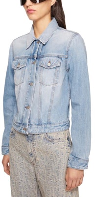 (W) Acne Studios Chaqueta Azul de Botones Color Sólido A90575-228 Purchase (W) Acne Studios Chaqueta Azul de Botones Color Sólido A90575-228