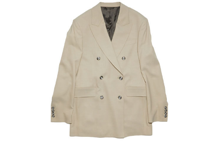 Order (W) Blazer Doble Botonadura Acne Studios Sólido. AH0256-CYW