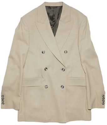 (W) Blazer Doble Botonadura Acne Studios Sólido. AH0256-CYW Order (W) Blazer Doble Botonadura Acne Studios Sólido. AH0256-CYW