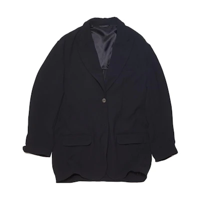 (Women) Acne Studios Solid Single-Breasted V-Neck Blazer. AH0246-900