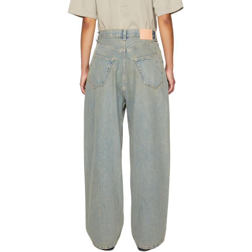 (Women) Acne Studios  Super Baggy Fit Jeans SS24 Clean Blue Wide-Leg Denim. A00443-BUF 圖 4