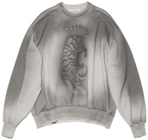 (Women) Acne Studios Tiger Print Graphic Crewneck Sweatshirt. CI0101-AA3 (Women) Acne Studios Tiger Print Graphic Crewneck Sweatshirt. CI0101-AA3