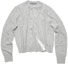 Order (W) Cárdigan Acne Studios de Lana Gris Claro con Botones y Cuello Redondo. A60280-X92