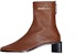 (W) Boot Tumit Buku Lali Acne Studios 'Logo Hitam Coklat' AD0313-AHB
