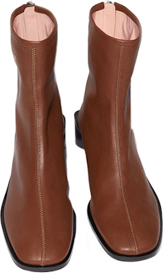 (Women) Acne Studios Ankle Boot 'Black Brown Logo' AD0313-AHB Shop (Women) Acne Studios Ankle Boot 'Black Brown Logo' AD0313-AHB