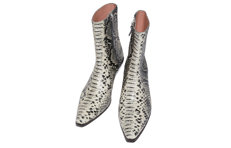 Lookbook (W) Boot Acne Studios Ankle 'Hitam Putih Perak' AD0520-BPG