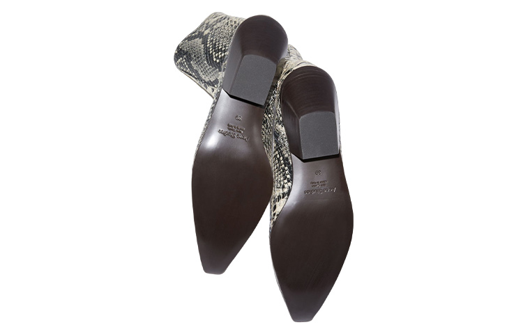 Shop (W) Boot Acne Studios Ankle 'Hitam Putih Perak' AD0520-BPG