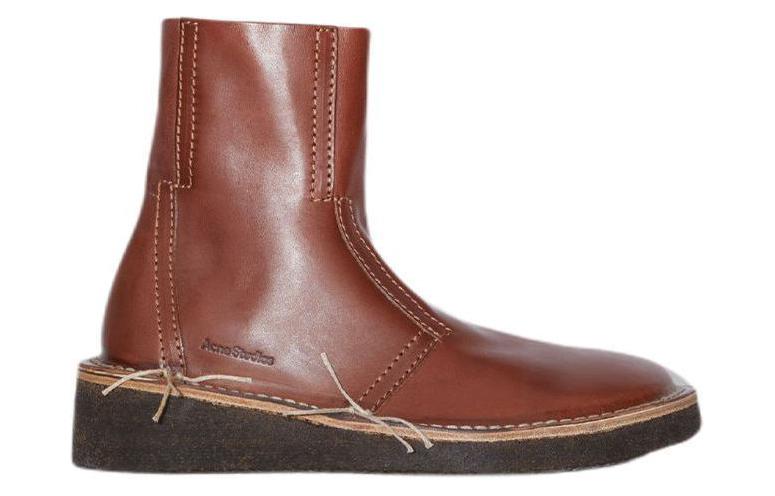 (W) Acne Studios Ankle Boot 'Brown Leather' 圖 2