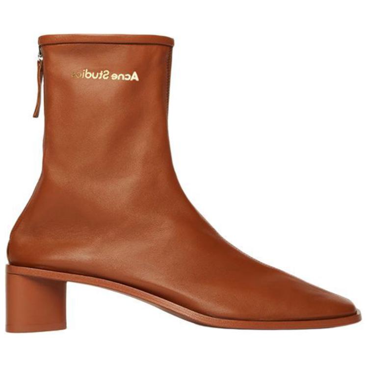 (W) Acne Studios Ankle Boot 'Brown Logo' 圖 2