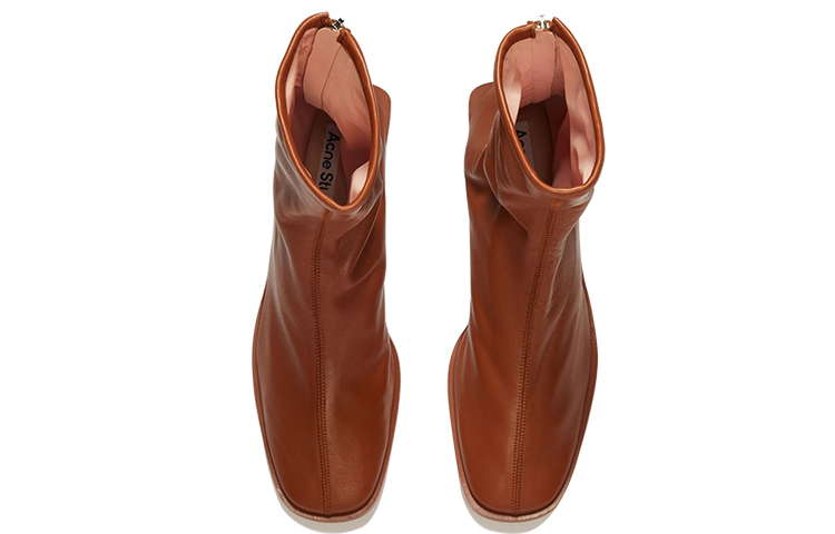 (W) Acne Studios Ankle Boot 'Brown Logo' 圖 3