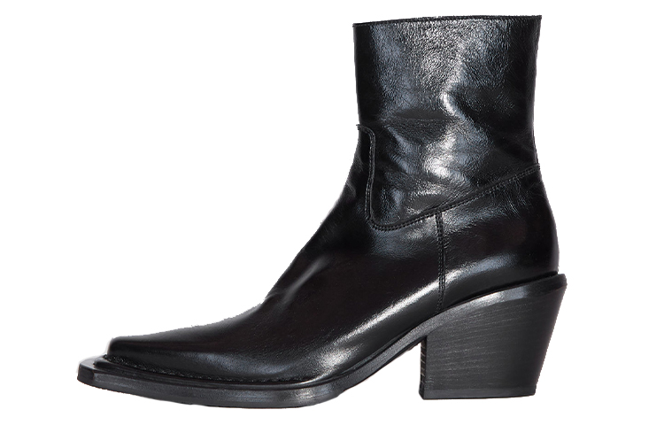 (W) Acne Studios Ankle Boot 'Fashion Leather Black'
