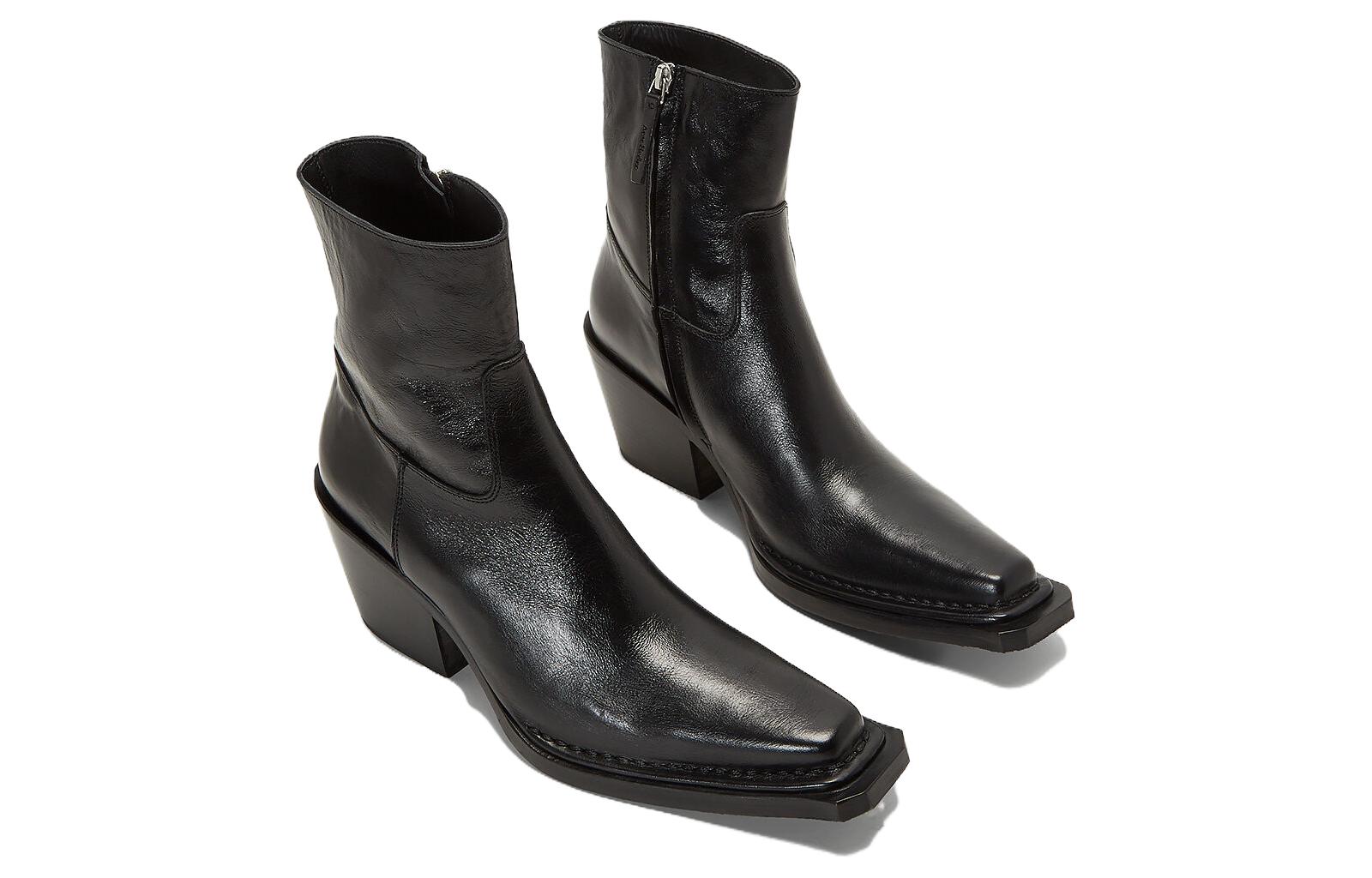 (W) Acne Studios Ankle Boot 'Fashion Leather Black' 圖 2