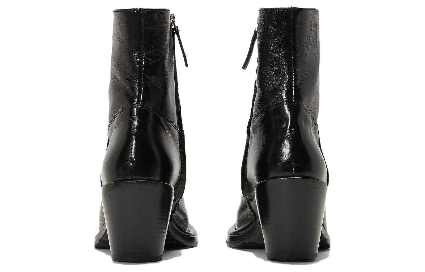 (W) Acne Studios Ankle Boot 'Fashion Leather Black' 圖 4