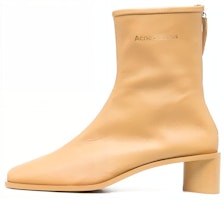 (Women) Acne Studios Ankle Boot 'Yellow Logo' AD0313-CN0 (Women) Acne Studios Ankle Boot 'Yellow Logo' AD0313-CN0