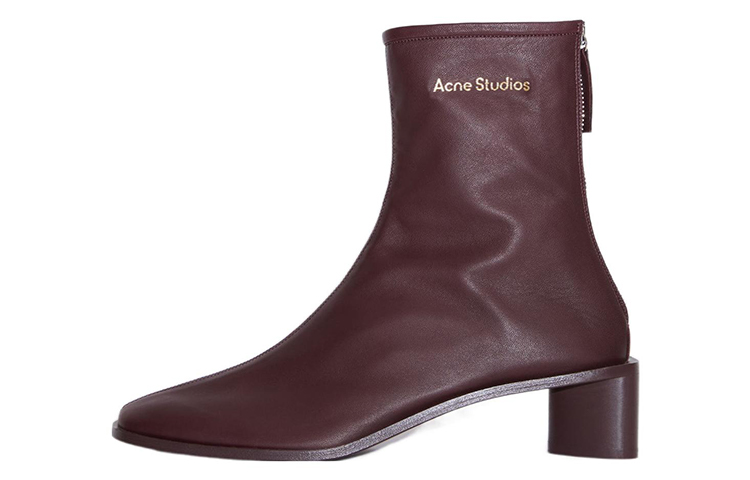 (W) Acne Studios Ankle Boots 'Burgundy'