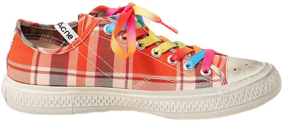 (Women) Acne Studios Ballow 'Distressed Red Plaid' AD0467-AI1 Order (Women) Acne Studios Ballow 'Distressed Red Plaid' AD0467-AI1