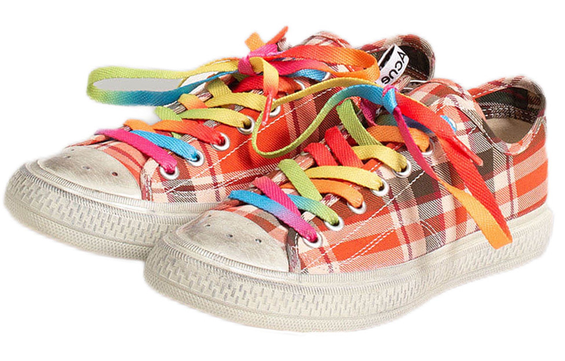 Shop (W) アクネ バロウ レッドチェック (ダメージ加工) AD0467-AI1