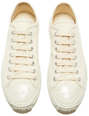 Acne Studios Ballow 织物 圓頭系帶 低幫 板鞋 女款 白色 Shop Acne Studios Ballow 织物 圓頭系帶 低幫 板鞋 女款 白色