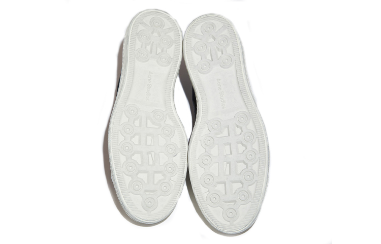 Shop (W) Acne Studios Ballow Tumbled 'Negro Off White' AD0347-CGL
