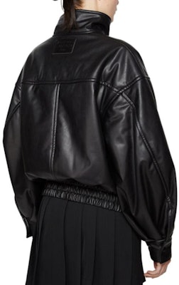 (W) Acne Studios黑色高领长袖Logo夹克 A90600-900 Shop (W) Acne Studios黑色高领长袖Logo夹克 A90600-900