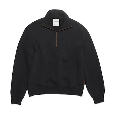 (Women) Acne Studios Black Solid Color High-Neck Pullover Sweatshirt CI0129-900