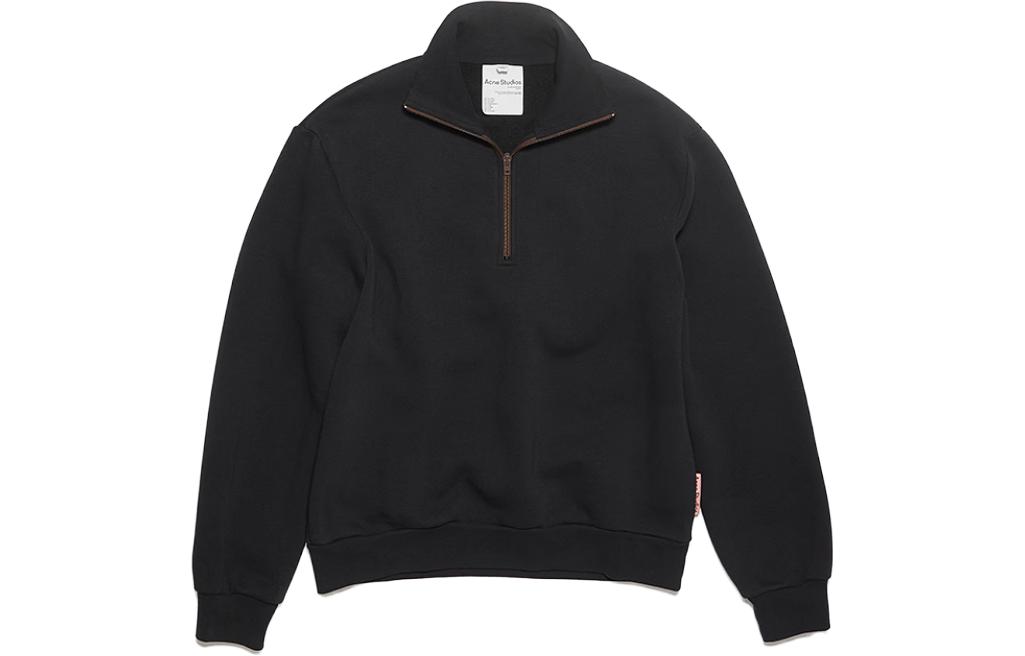 Order (W) Acne Studios 黑色高領純色套頭衛衣 CI0129-900