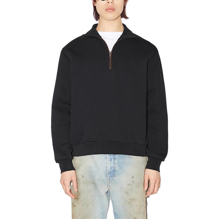 Lookbook (W) Acne Studios 黑色高領純色套頭衛衣 CI0129-900