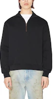 Lookbook (Women) Acne Studios Black Solid Color High-Neck Pullover Sweatshirt CI0129-900