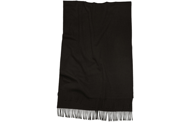 (Women) Acne Studios Canada Black Wool Fringe Oversized Scarf for Women CA0102-900 圖 2