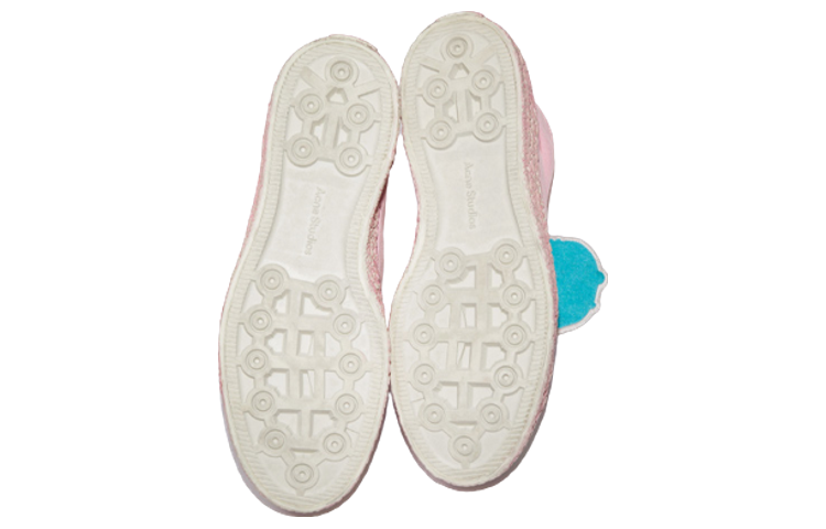 Lookbook (W) Acne Studios Zapatillas Altas Lona 'Rosa Desgastado' AD0569-BA3