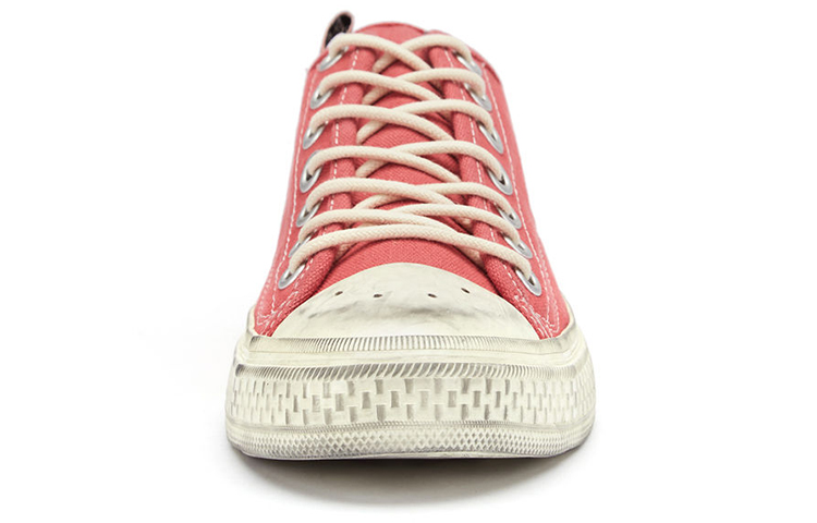 Shop (W) Acne Studios 红色时尚款低帮帆布系带鞋 AD0347-ACU