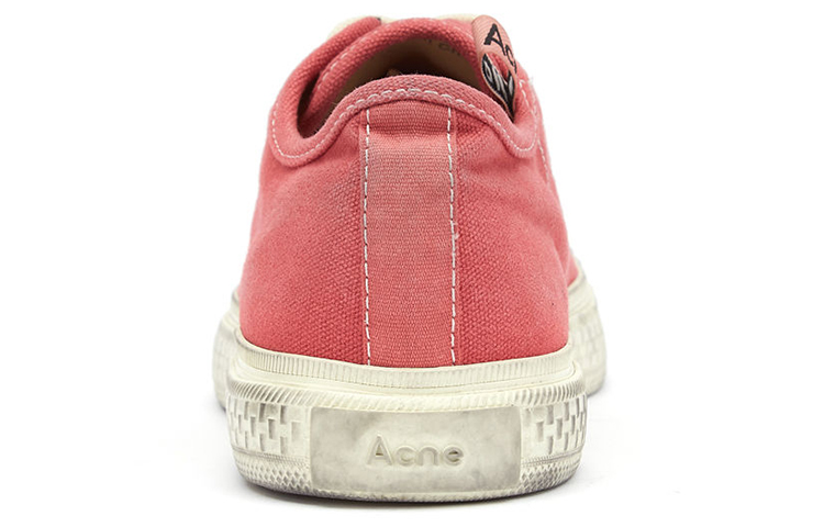 Purchase (W) Acne Studios 红色时尚款低帮帆布系带鞋 AD0347-ACU
